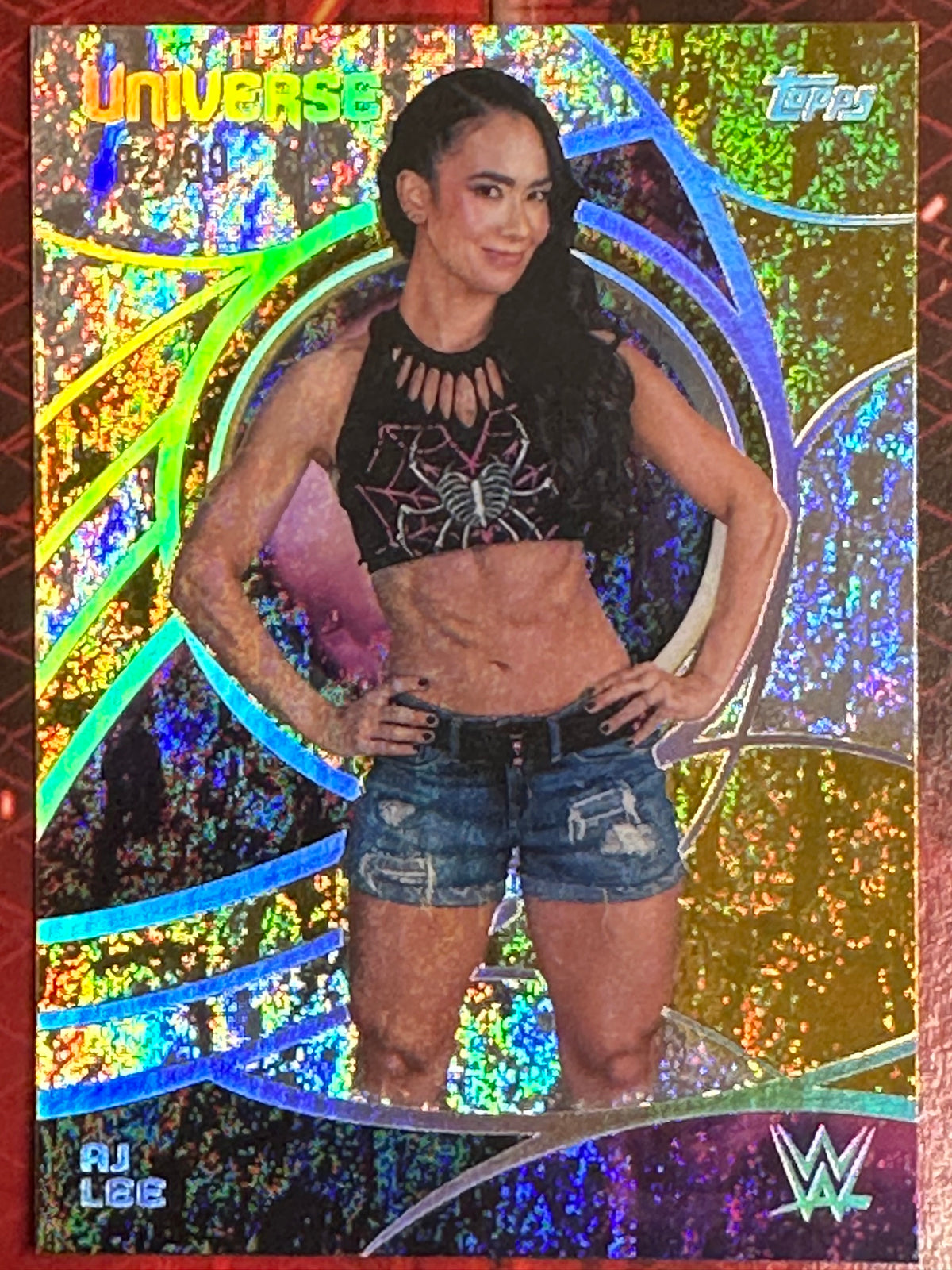 WWE Universe 2026 Nr. 28 AJ Lee (Nummeriert 62/99)