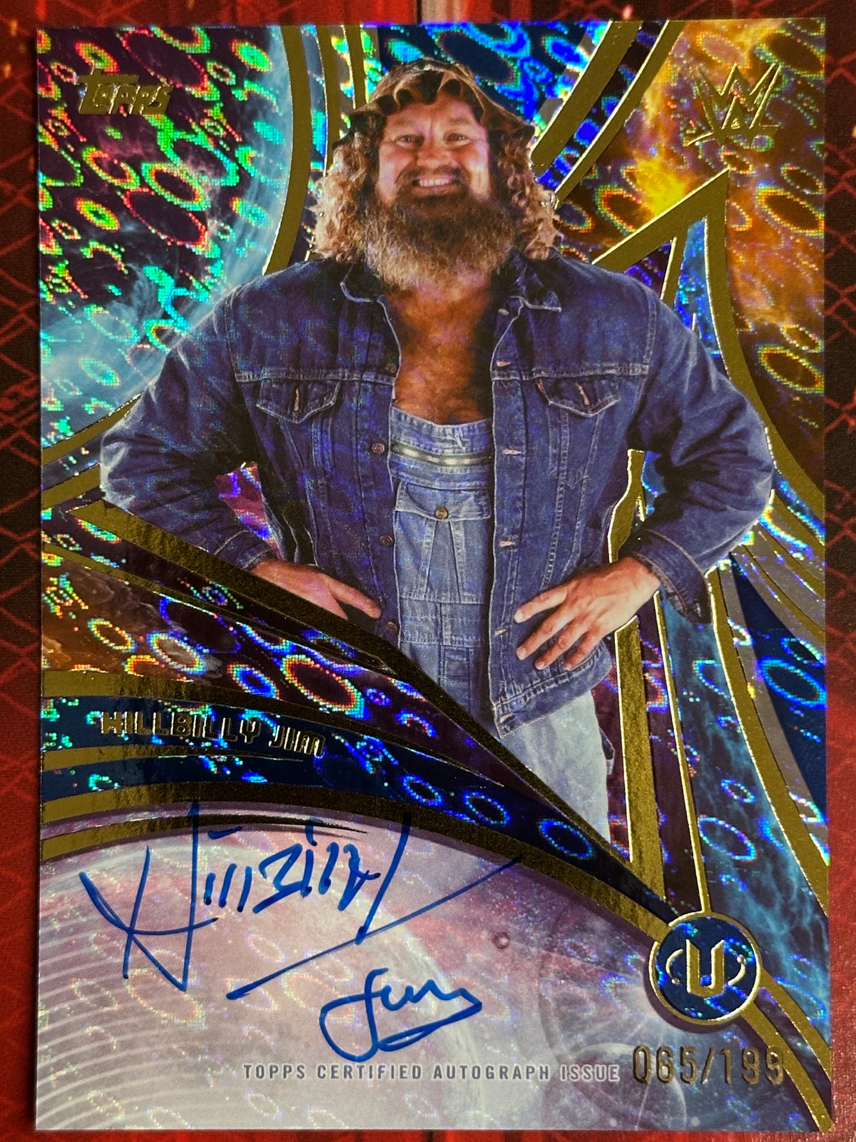 WWE Universe 2026 Autographs Hillbilly Jim (Numerata 065/199)