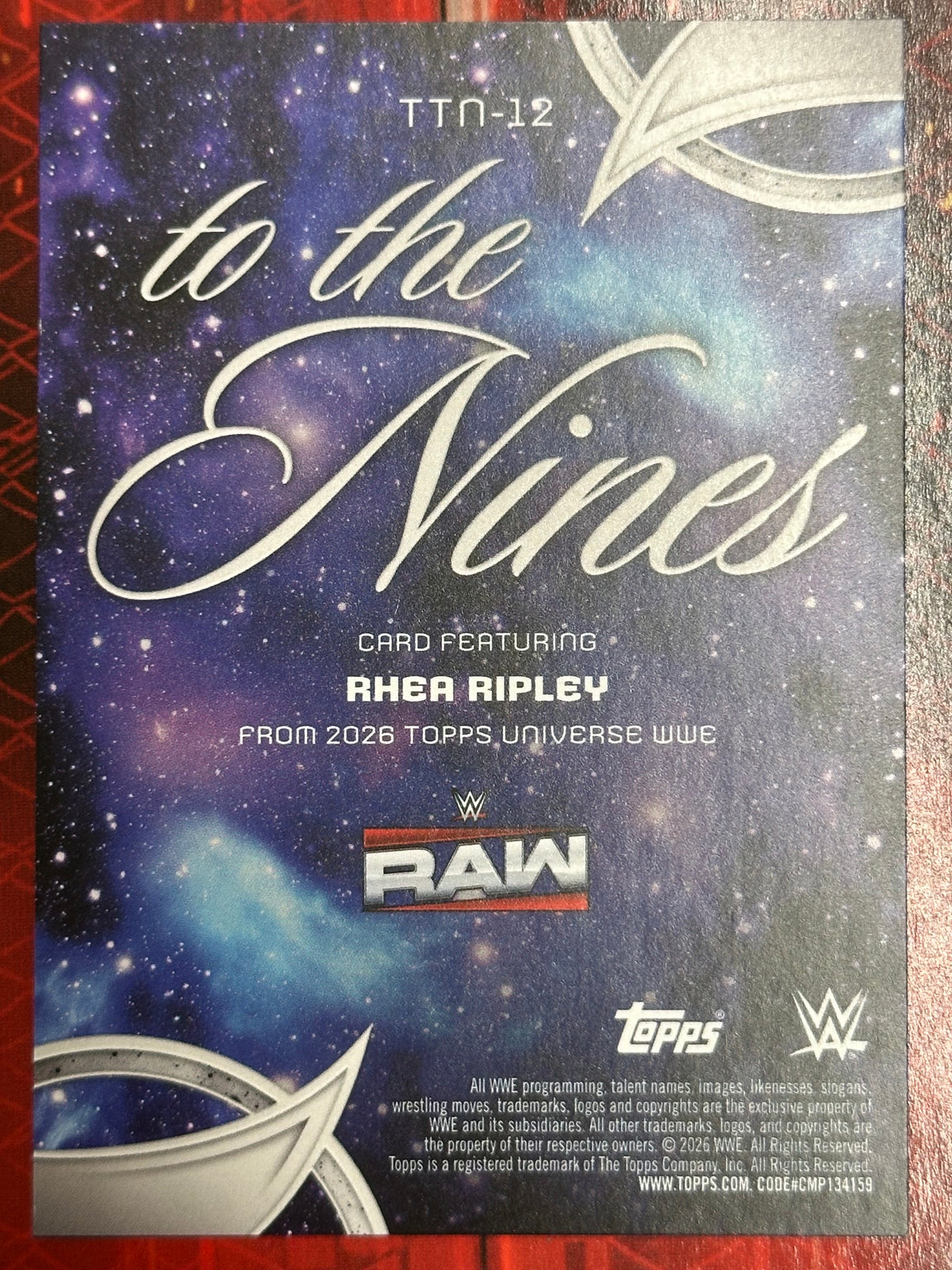 WWE Universe 2026 to the Nines Rhea Ripley