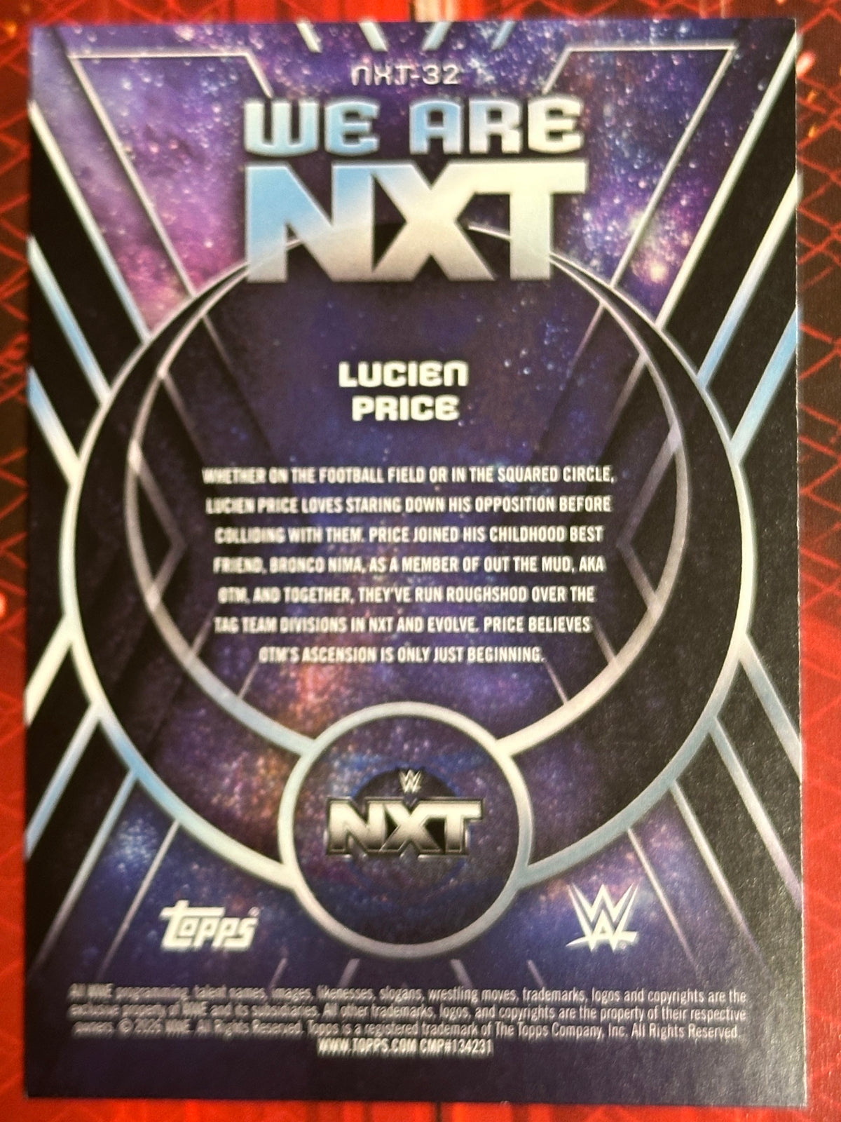 WWE Universe 2026 We are NXT Lucien Price