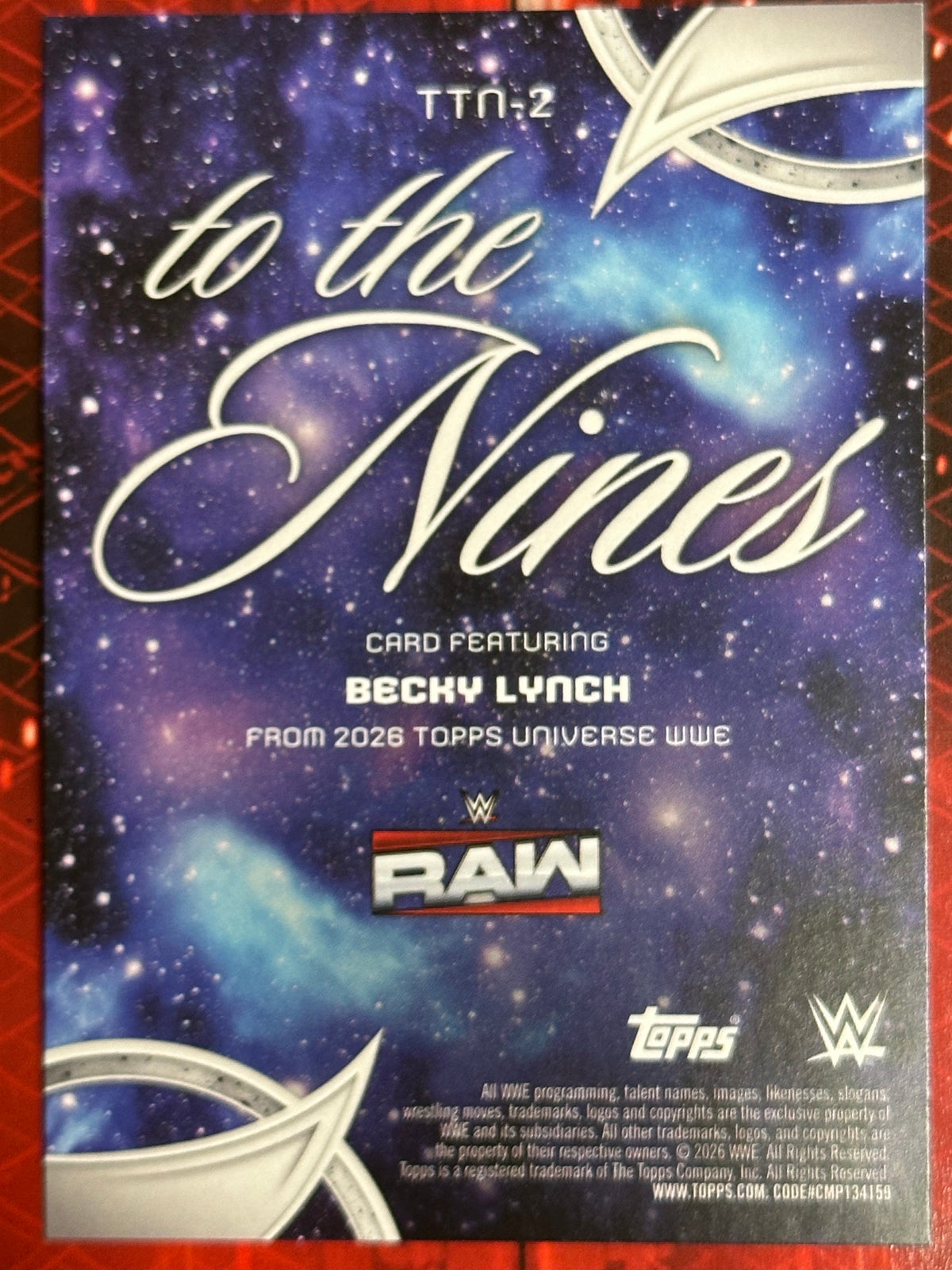WWE Universe 2026 to the Nines Becky Lynch