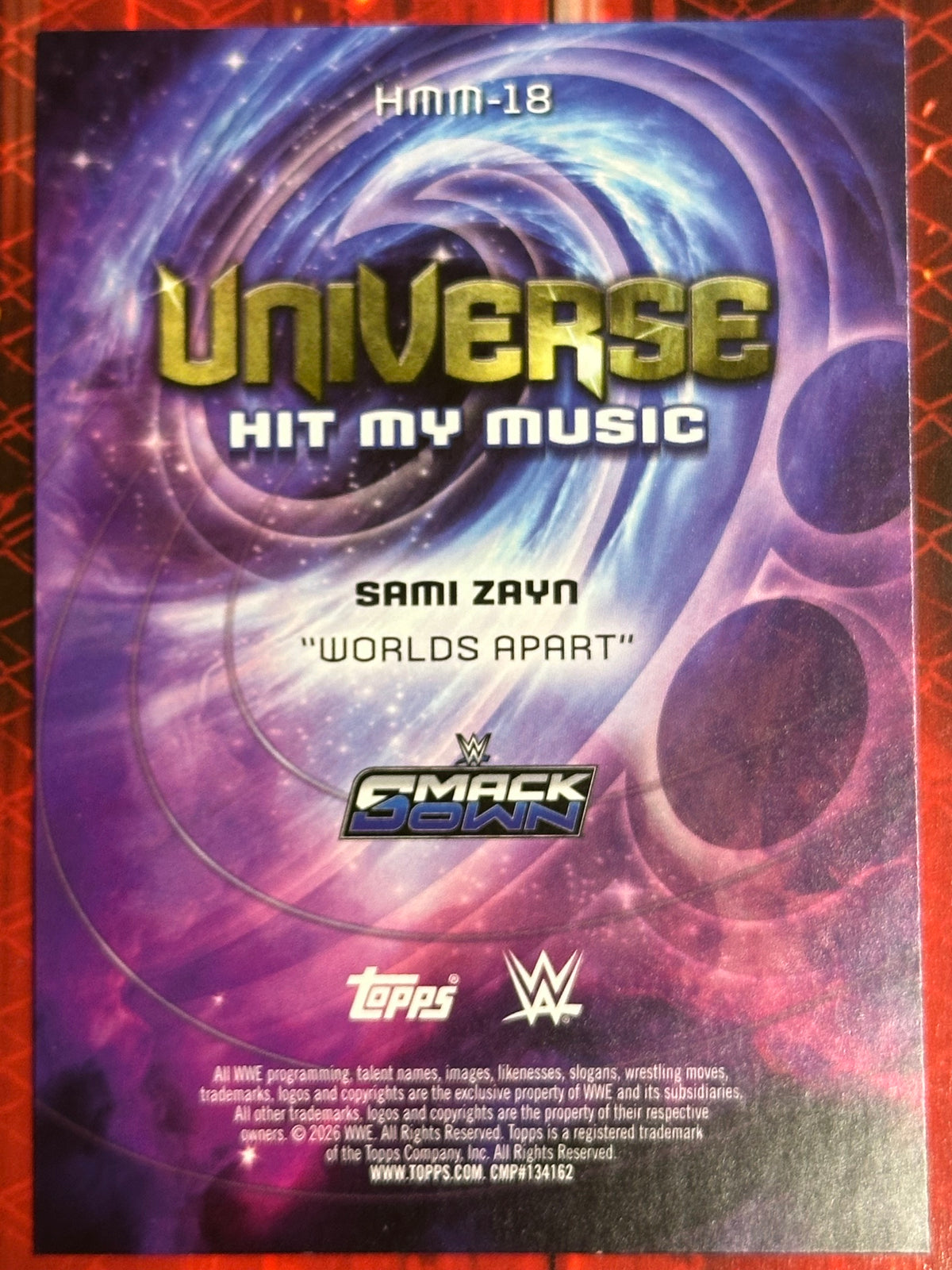WWE Universe 2026 Hit my Music SamI Zayn