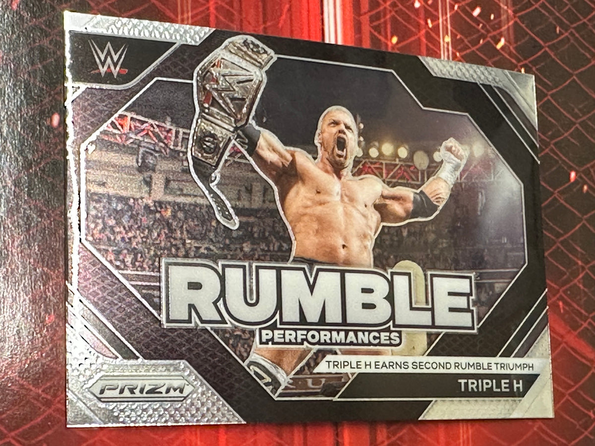 WWE Panini Prizm 2024 Trading Card Rumble Performances No. 008 - Triple H