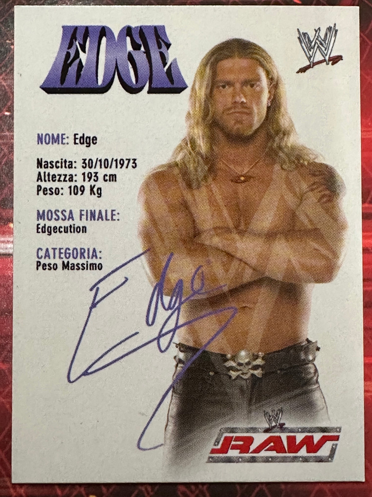WWE Trading Card Prominter 2004 N. 008 - Edge