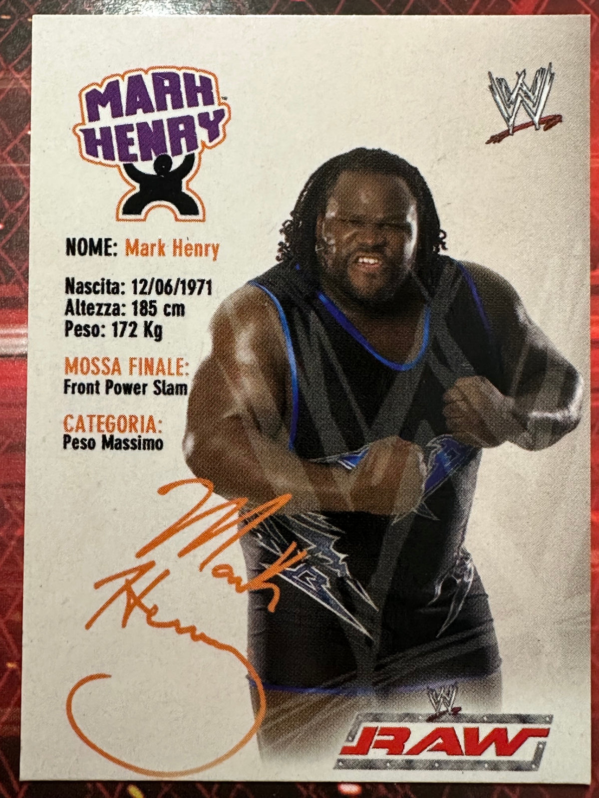 WWE Trading Card Prominter 2004 N. 015 - Mark Henry