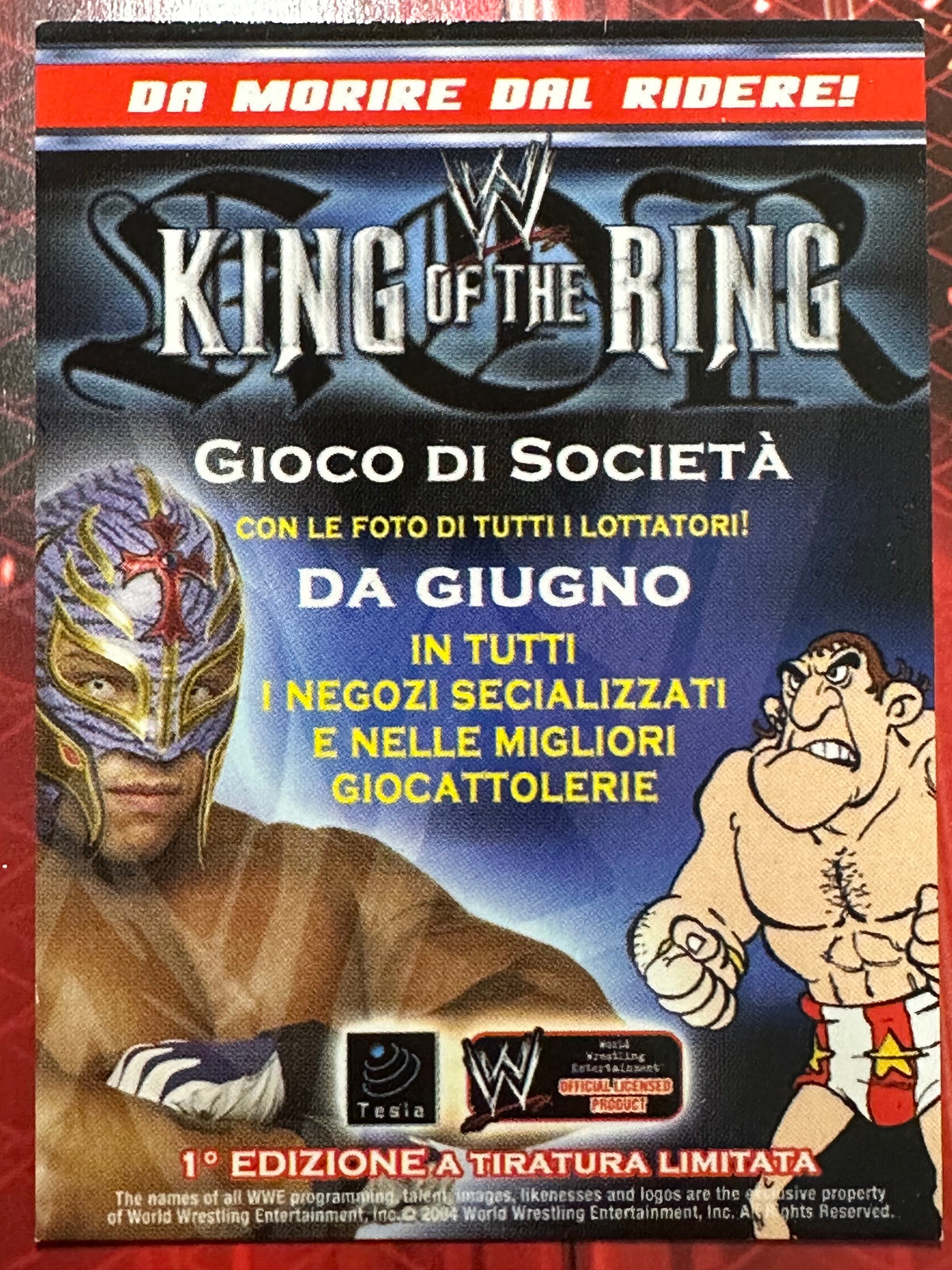 WWE Trading Card Prominter 2004 Card Pubblicitaria #3