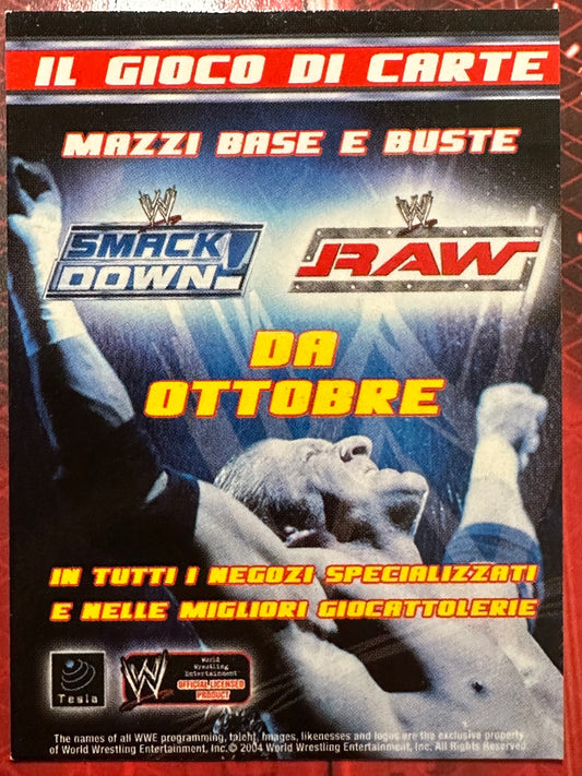 WWE Trading Card Prominter 2004 Card Pubblicitaria #2