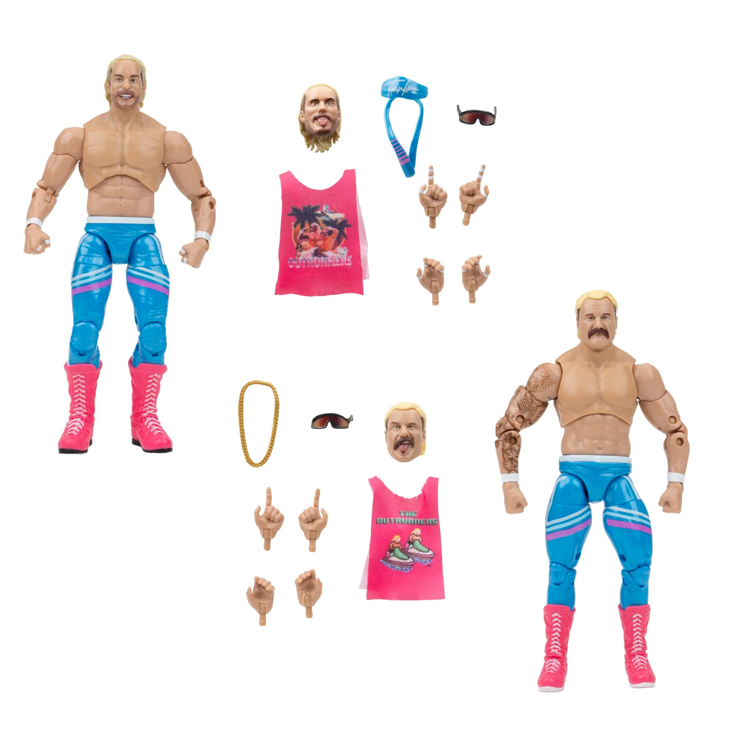 AEW Jazwares Vault Limited Edition 2-Pack - The Outrunners - Turbo Floyd & Truth Magnum