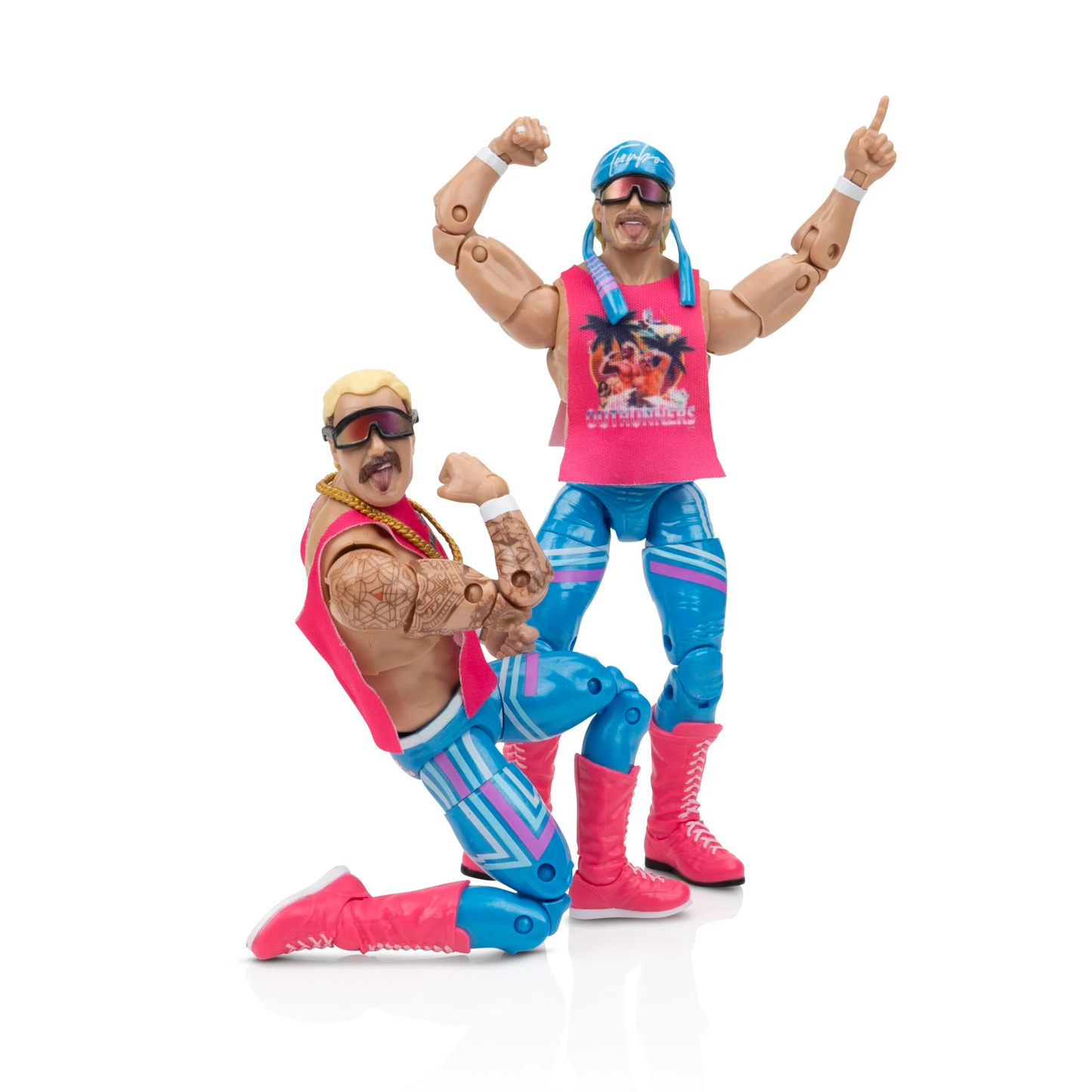 AEW Jazwares Vault Limited Edition 2-Pack - The Outrunners - Turbo Floyd & Truth Magnum