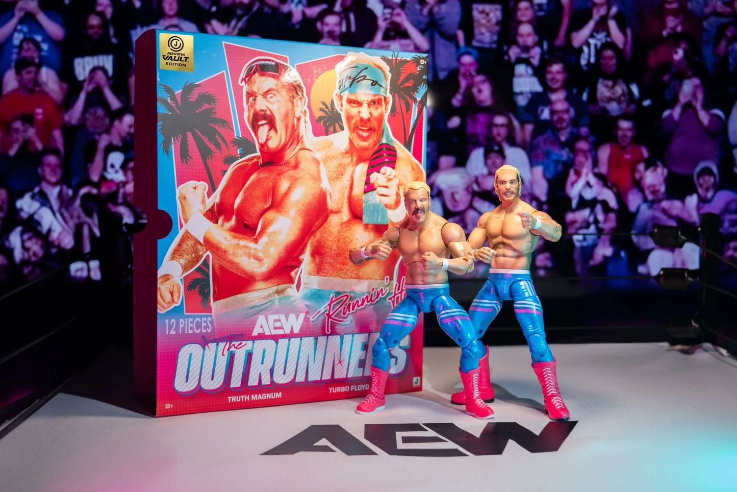 AEW Jazwares Vault Limited Edition 2-Pack - The Outrunners - Turbo Floyd & Truth Magnum