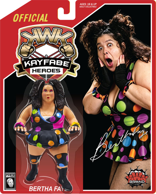 KWK Kayfabe Heroes - Bertha Faye (Rote Karte) *VORBESTELLUNG FEBRUAR 2027*