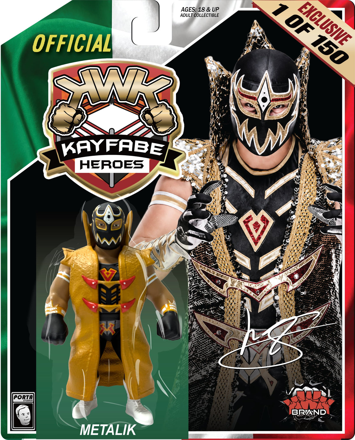 KWK Kayfabe Heroes - Metalik (1 von 150) *VORBESTELLUNG APRIL 2027*