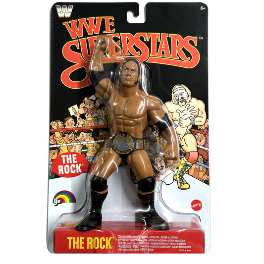 WWE LJN Superstars (Mattel) Series 3 - The Rock (Black Card Chase)