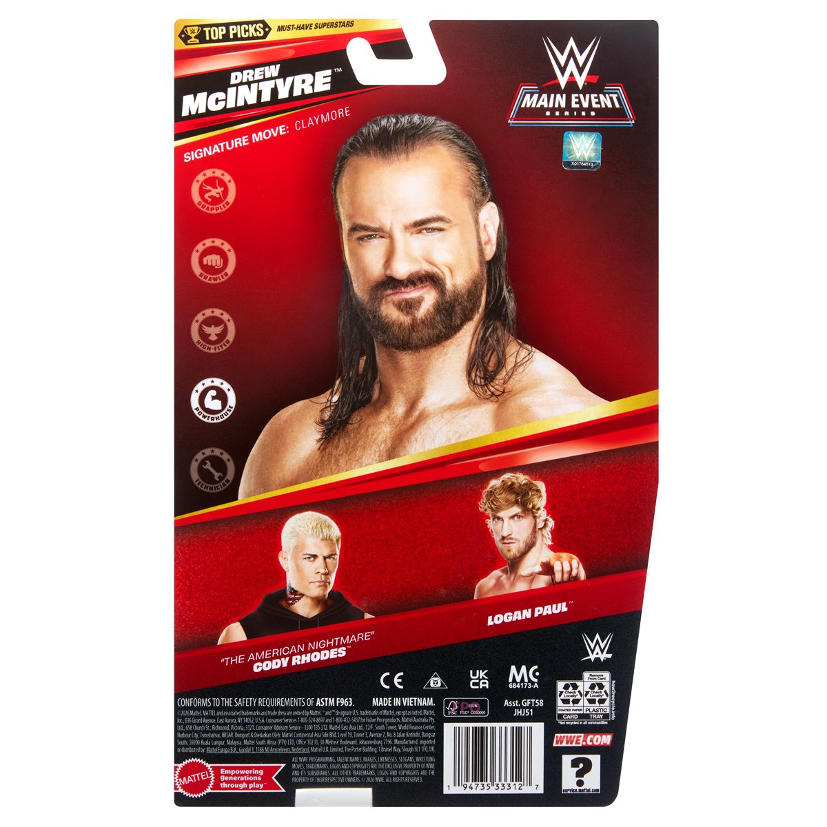 WWE Main Event Top Picks 2026 Welle 4 - Drew McIntyre