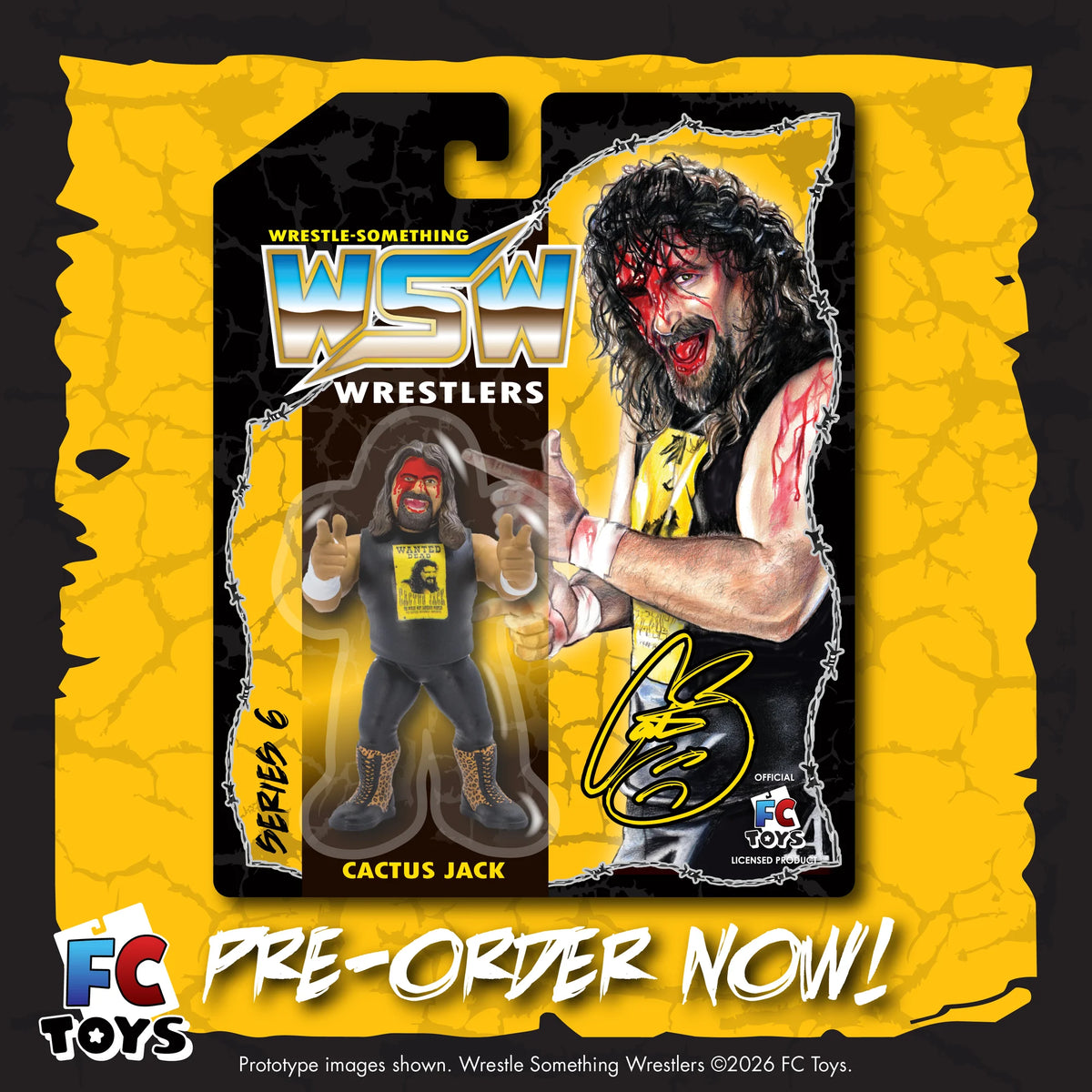 WSW Retro Style Series #6 - Cactus Jack (Blood Version) *VORBESTELLUNG NOVEMBER/DEZEMBER*
