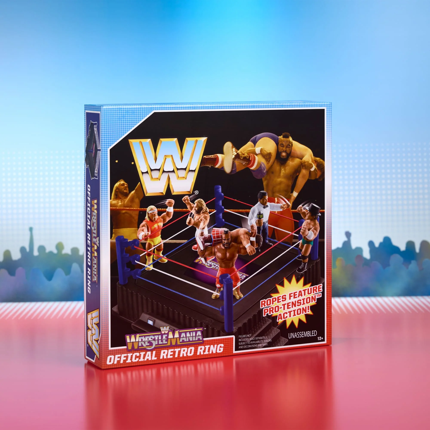 WWE Retro Official WrestleMania Ring 2024 (Side 34cm)