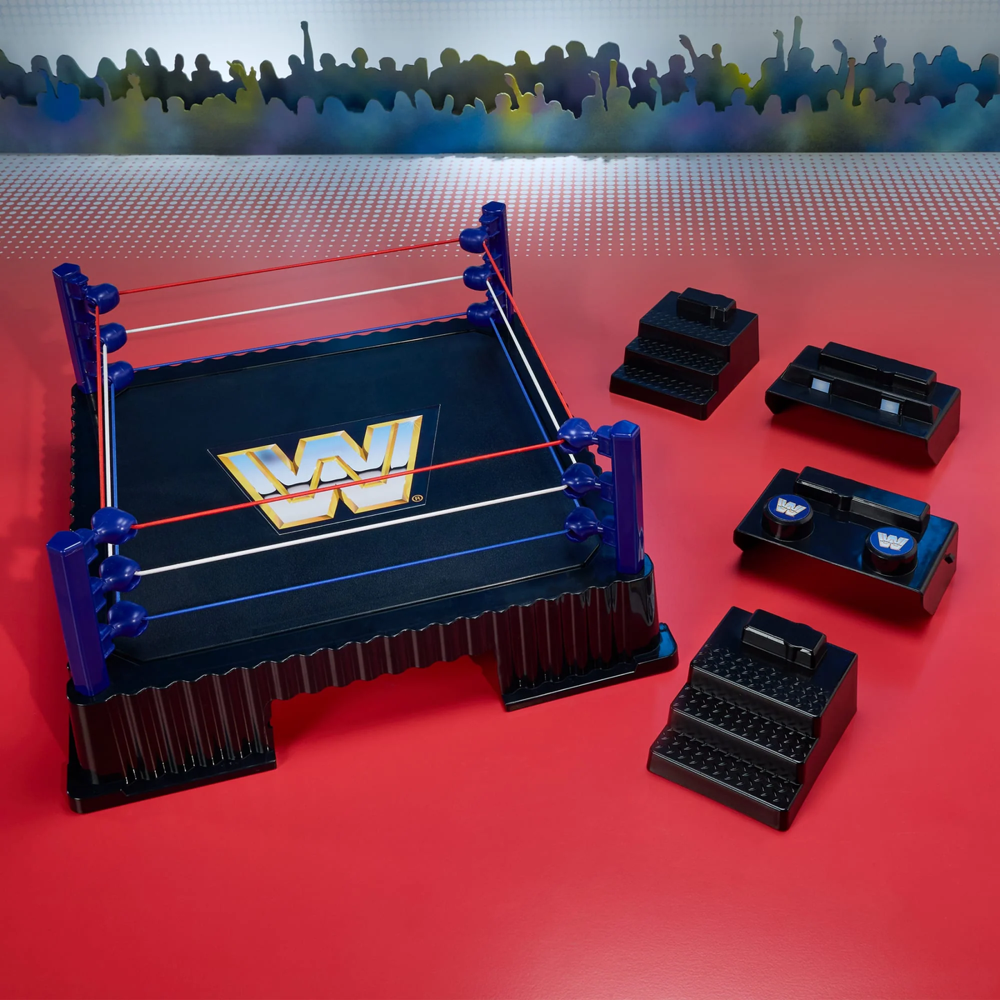WWE Retro Official WrestleMania Ring 2024 (Side 34cm)