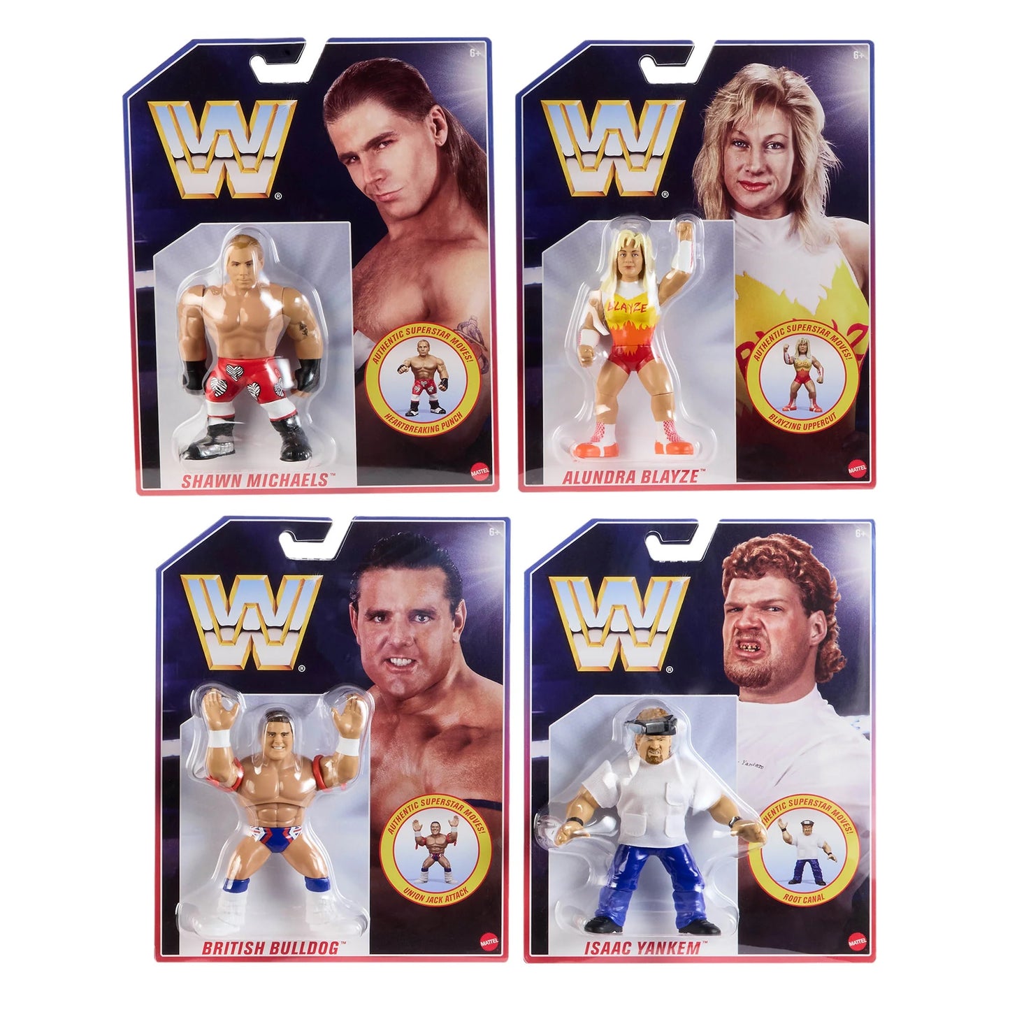 WWE Retro Pack #6 Limited Edition (Box mit 4 Figuren)