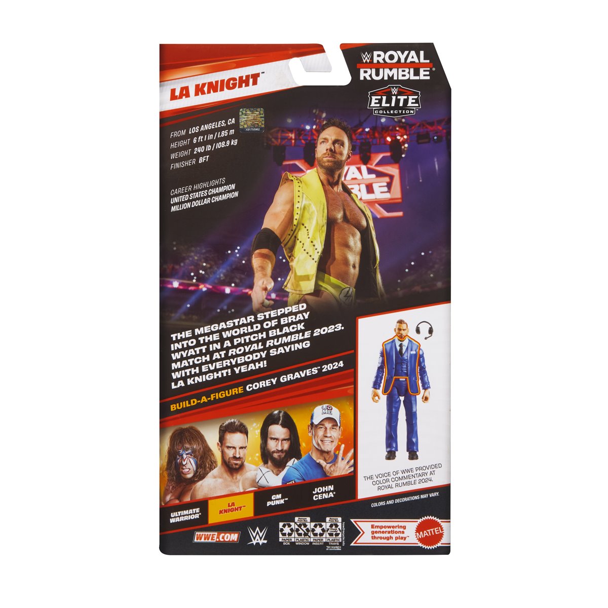 WWE Elite Royal Rumble 2026 - LA Knight *DMG*