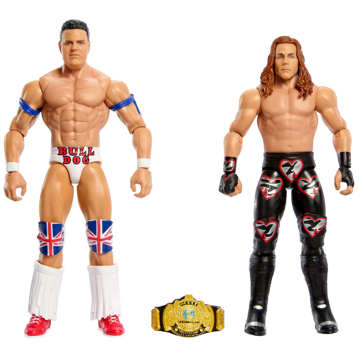 WWE Showdown Series 16 - British Bulldg vs. Shawn Michaels (con cintura Winged Eagle) *DMG*