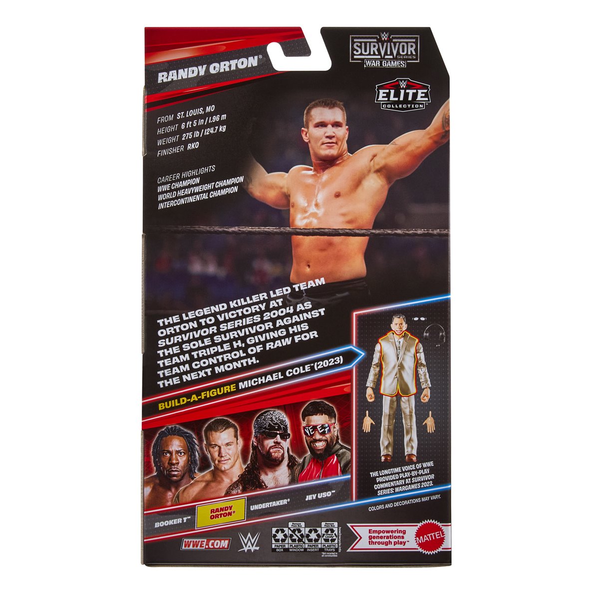 WWE Elite Survivor Series 2026 - Randy Orton (Build Michael Cole)