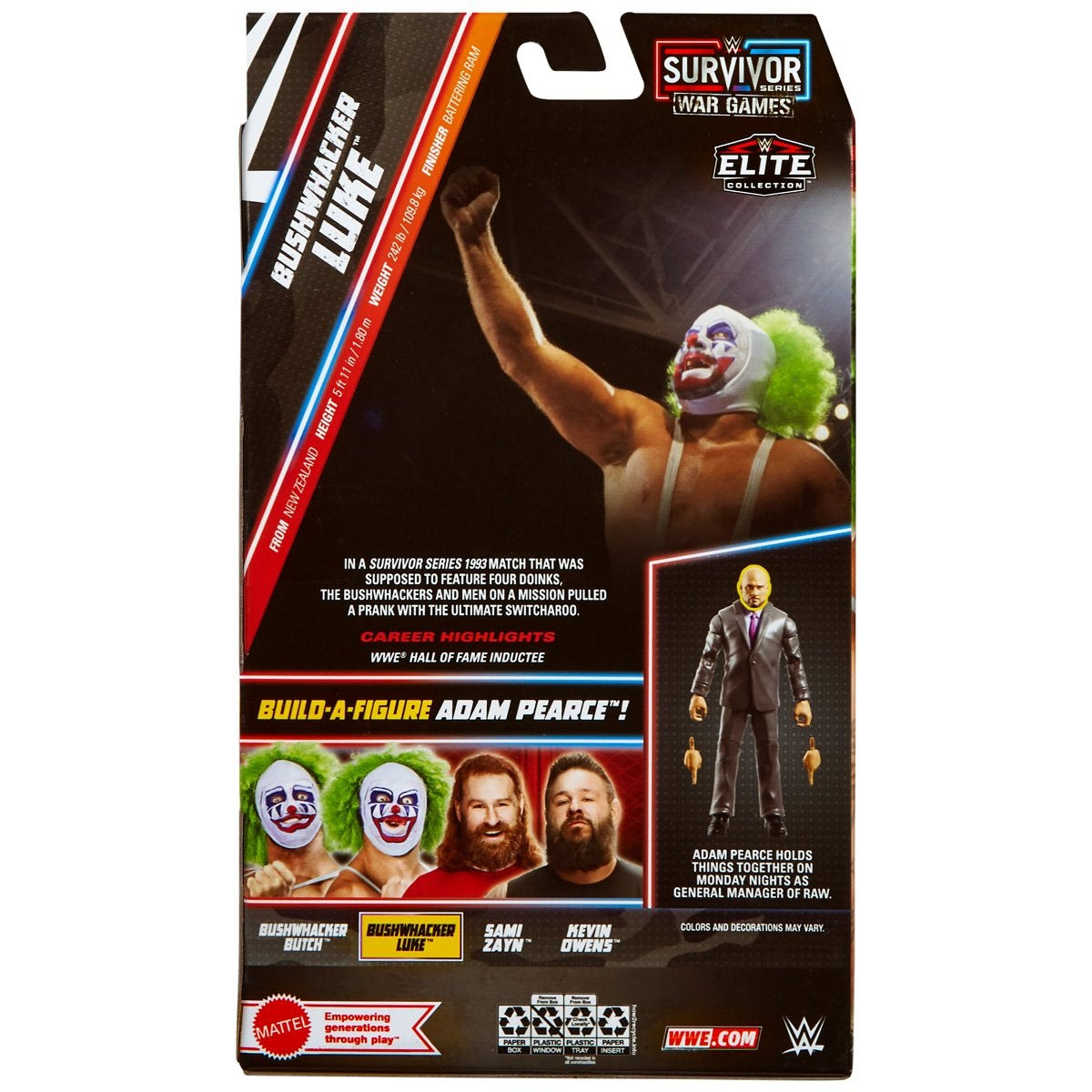 WWE Elite Survivor Series 2024 - The Bushwhackers - Luke & Butch (Build Adam Pierce)