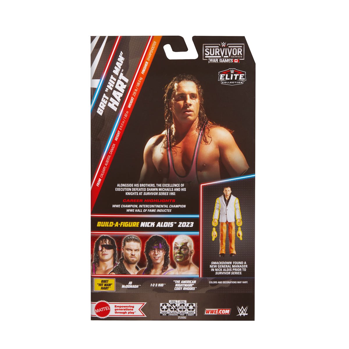 WWE Elite Survivor Series 2025 - Bret Hitman Hart