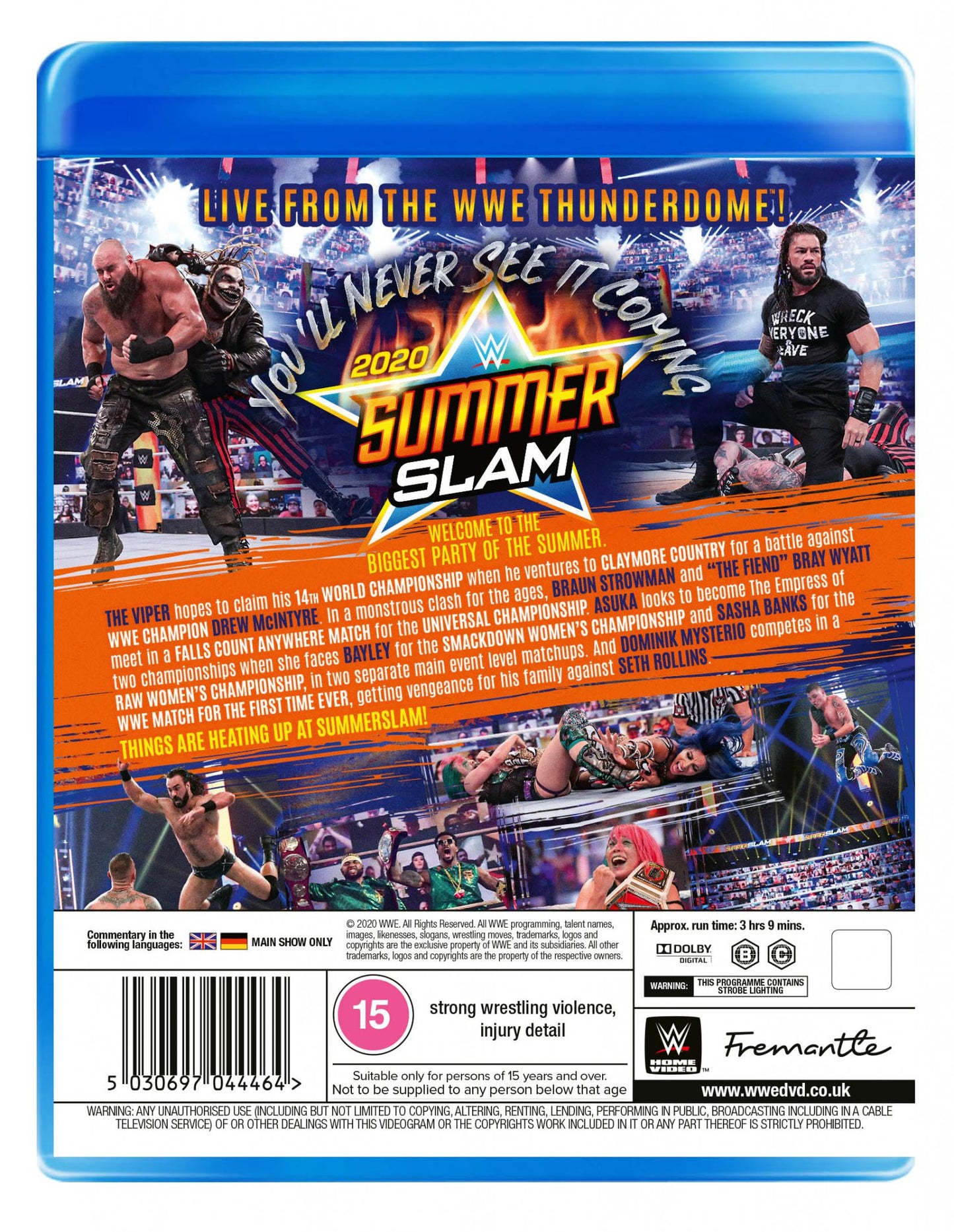 Blu Ray - SummerSlam 2020