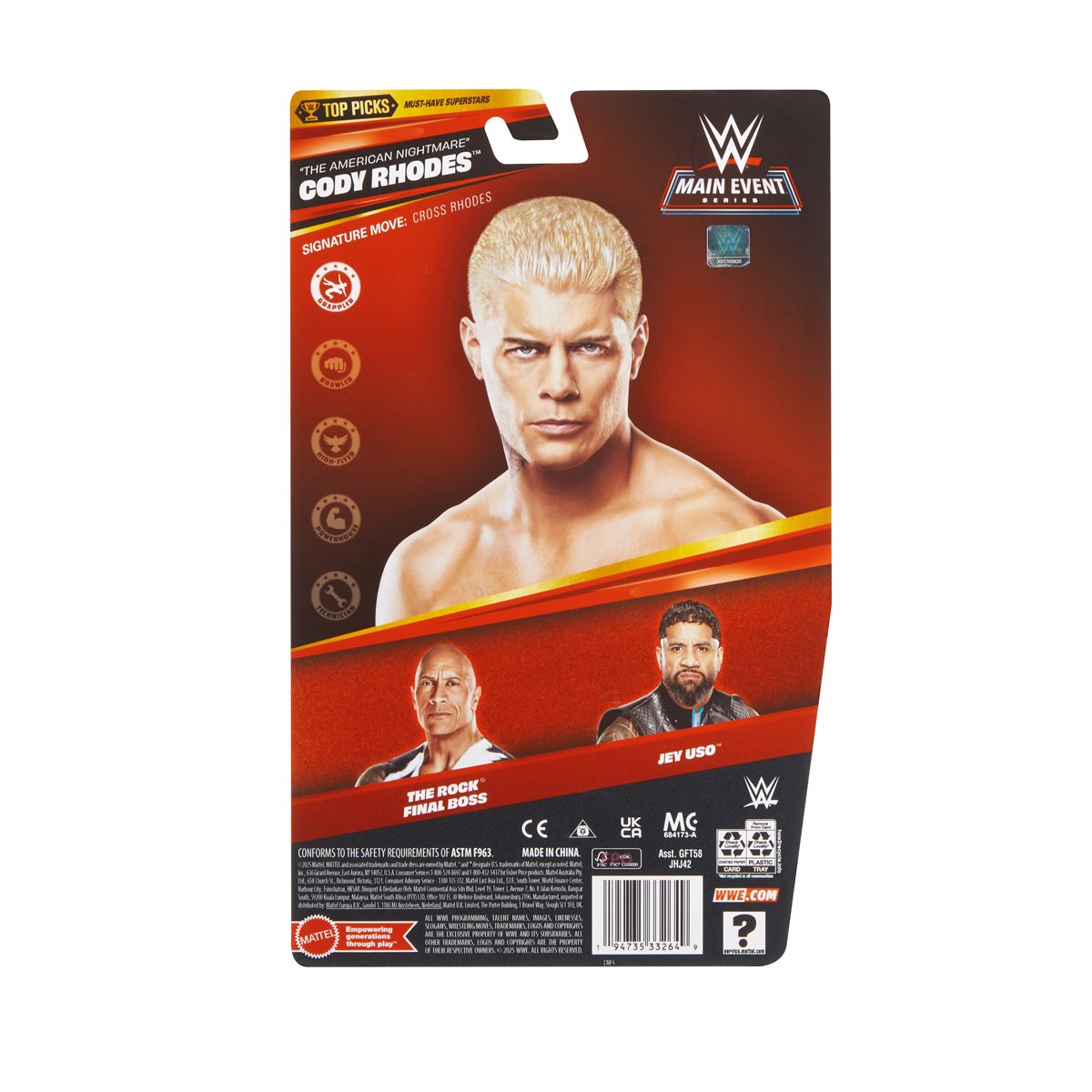 WWE Main Event Top Picks 2026 Series 1 - Cody Rhodes