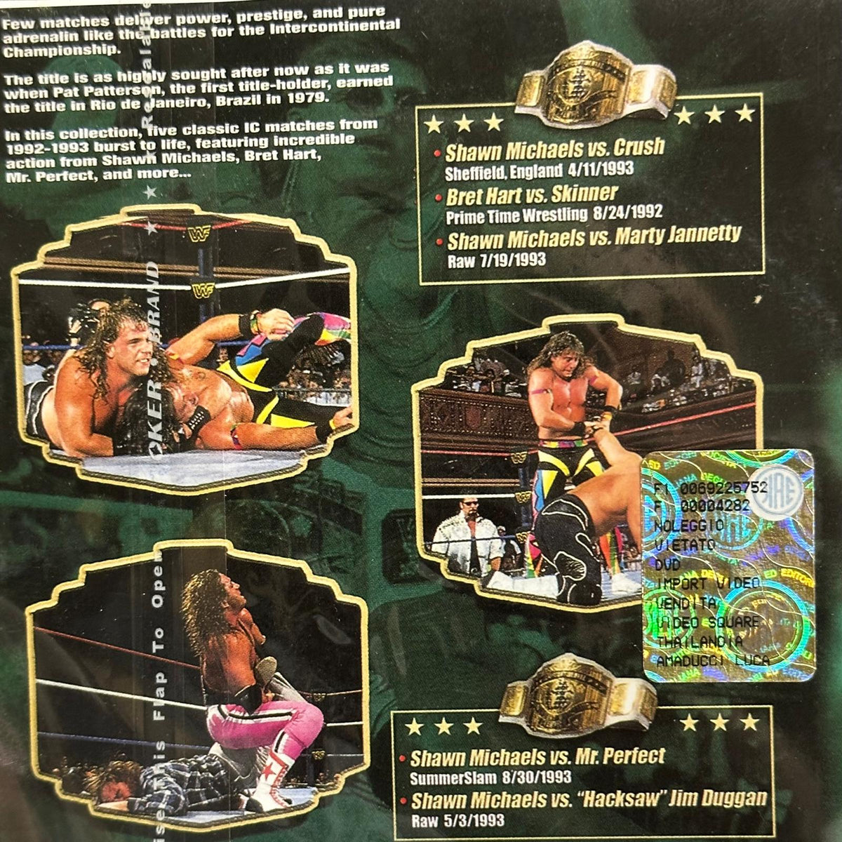 VCD - WWE The Best of Intercontinental Championship Volume 1 (2 Dischi)