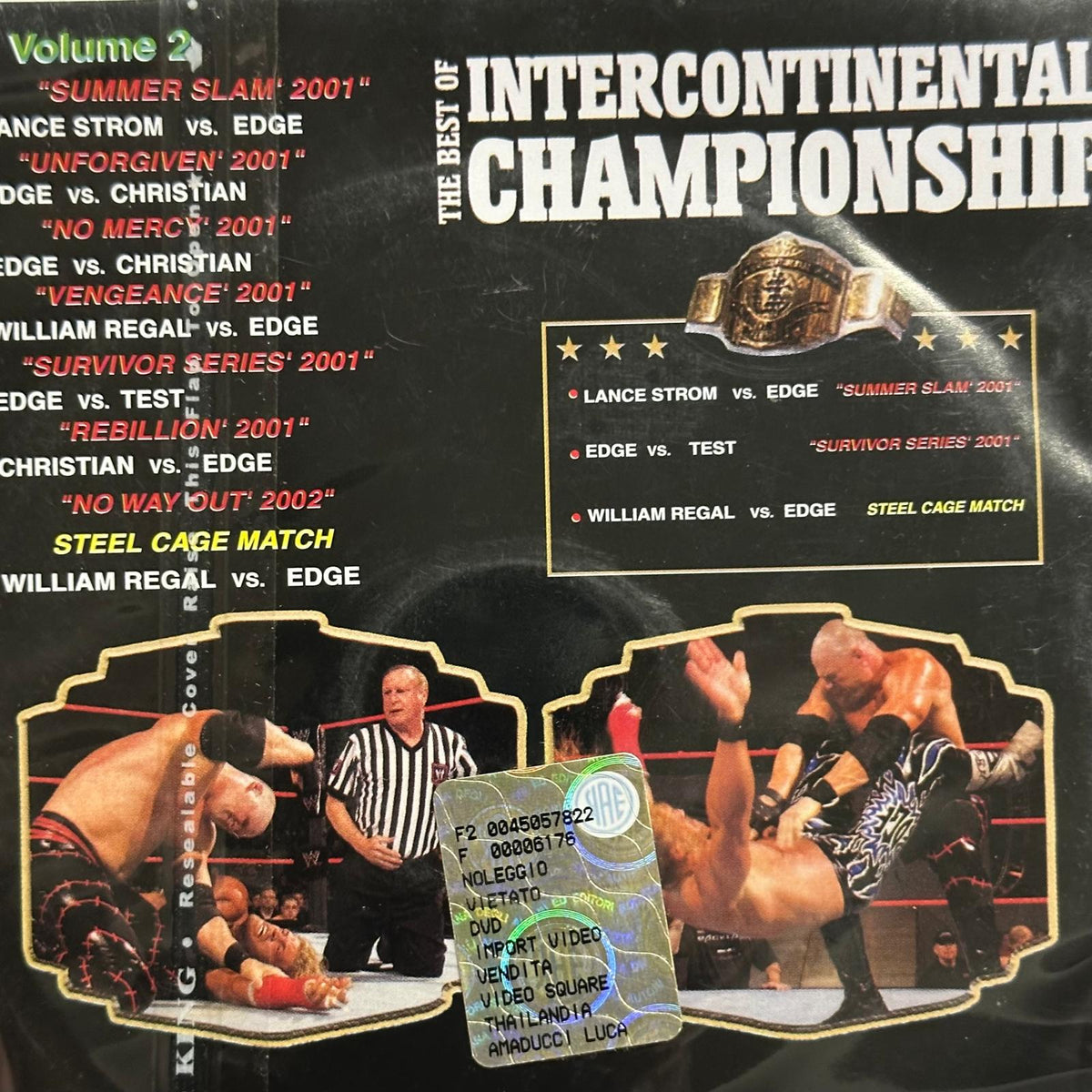 VCD - WWE The Best of Intercontinental Championship Volume 2 (2 Dischi)