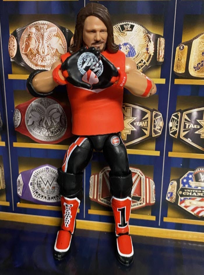 Actionfigur Elite Mattel AJ Styles (Raw-Shirt)