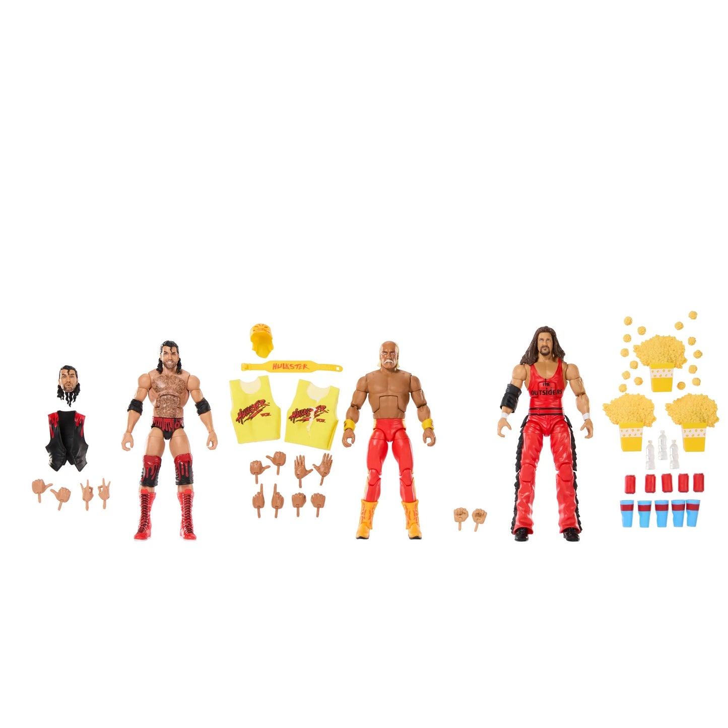WWE Elite Bash at the Beach 3-Pack - Hulk Hogan + Scott Hall + Kevin Nash