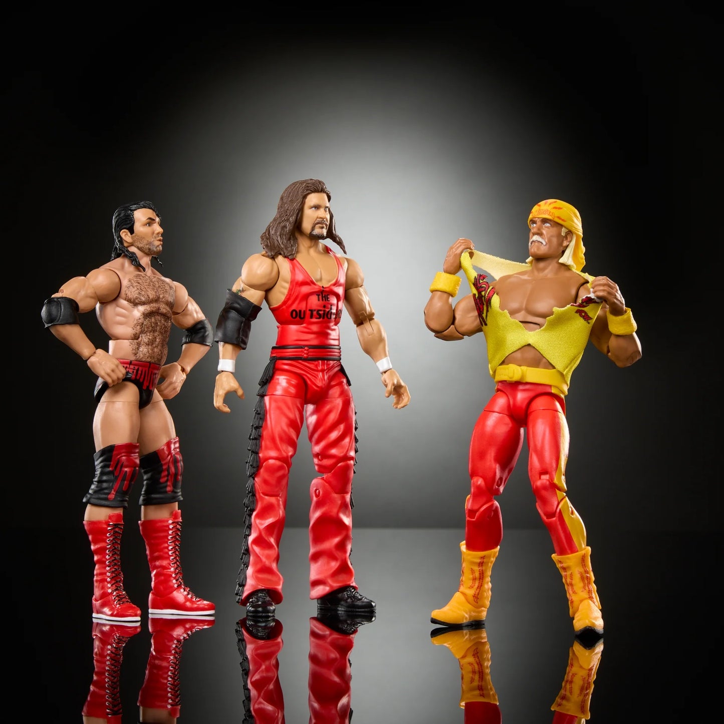 WWE Elite Bash at the Beach 3-Pack - Hulk Hogan + Scott Hall + Kevin Nash