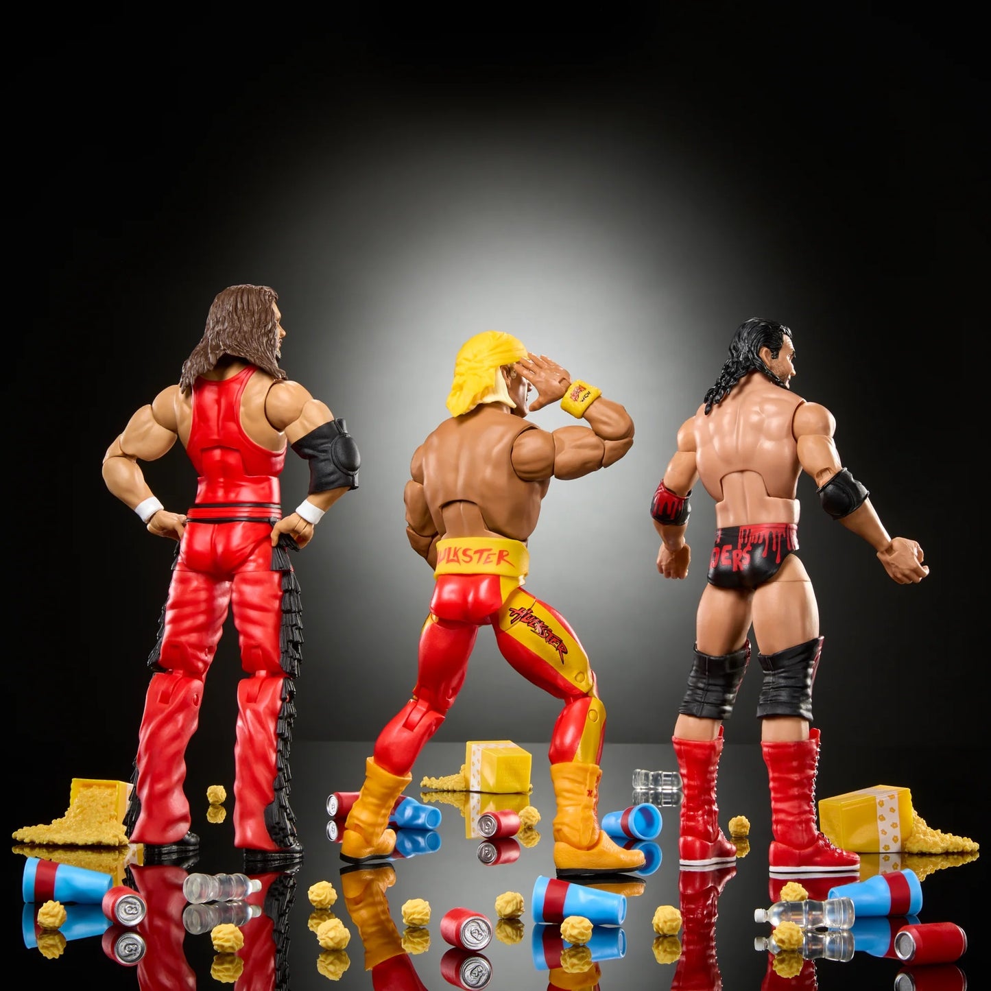 WWE Elite Bash at the Beach 3-Pack - Hulk Hogan + Scott Hall + Kevin Nash