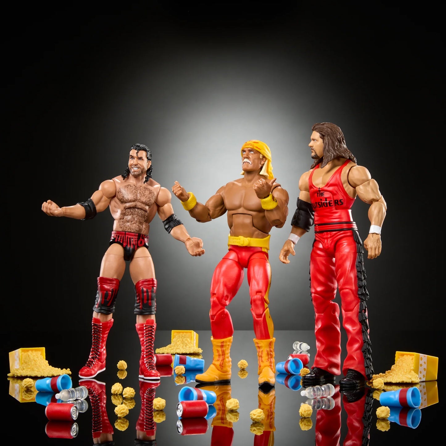 WWE Elite Bash at the Beach 3-Pack - Hulk Hogan + Scott Hall + Kevin Nash