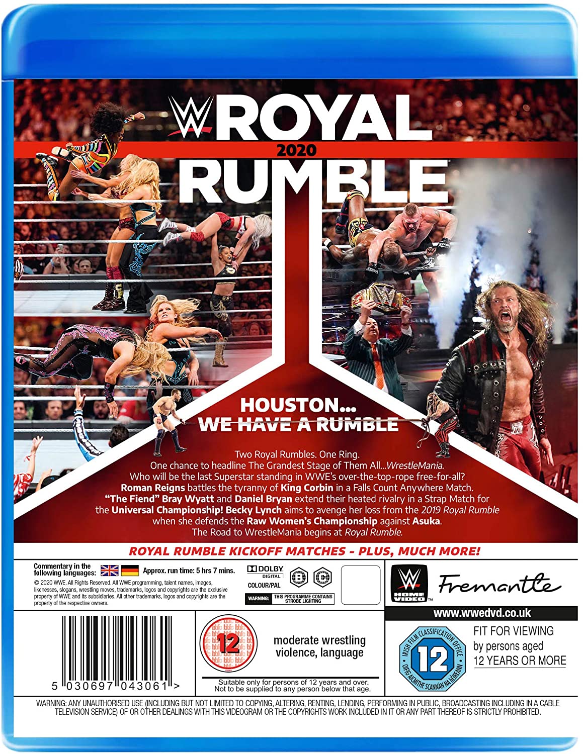Blu Ray - Royal Rumble 2020 (2 Dischi)