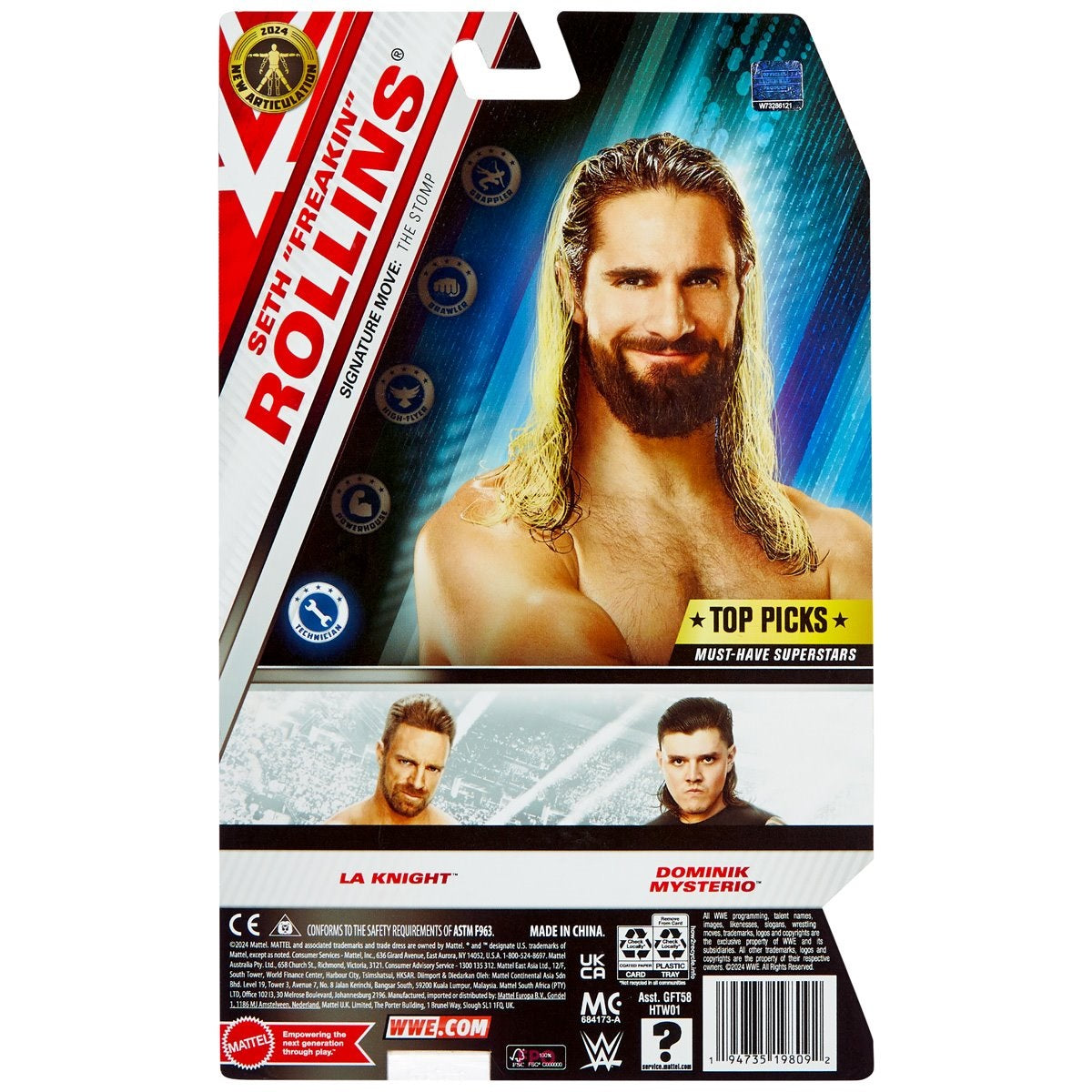 WWE Basic Main Event Top Picks 2024 Wave 4 - Seth Rollins