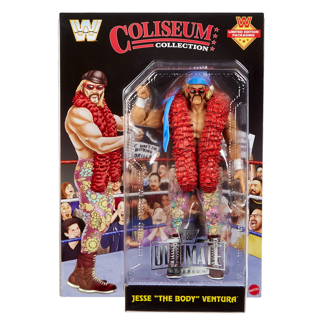 WWE Ultimate Edition Coliseum Collection Series - Jesse 'The Body' Ventura (Black Card Limited Edition)