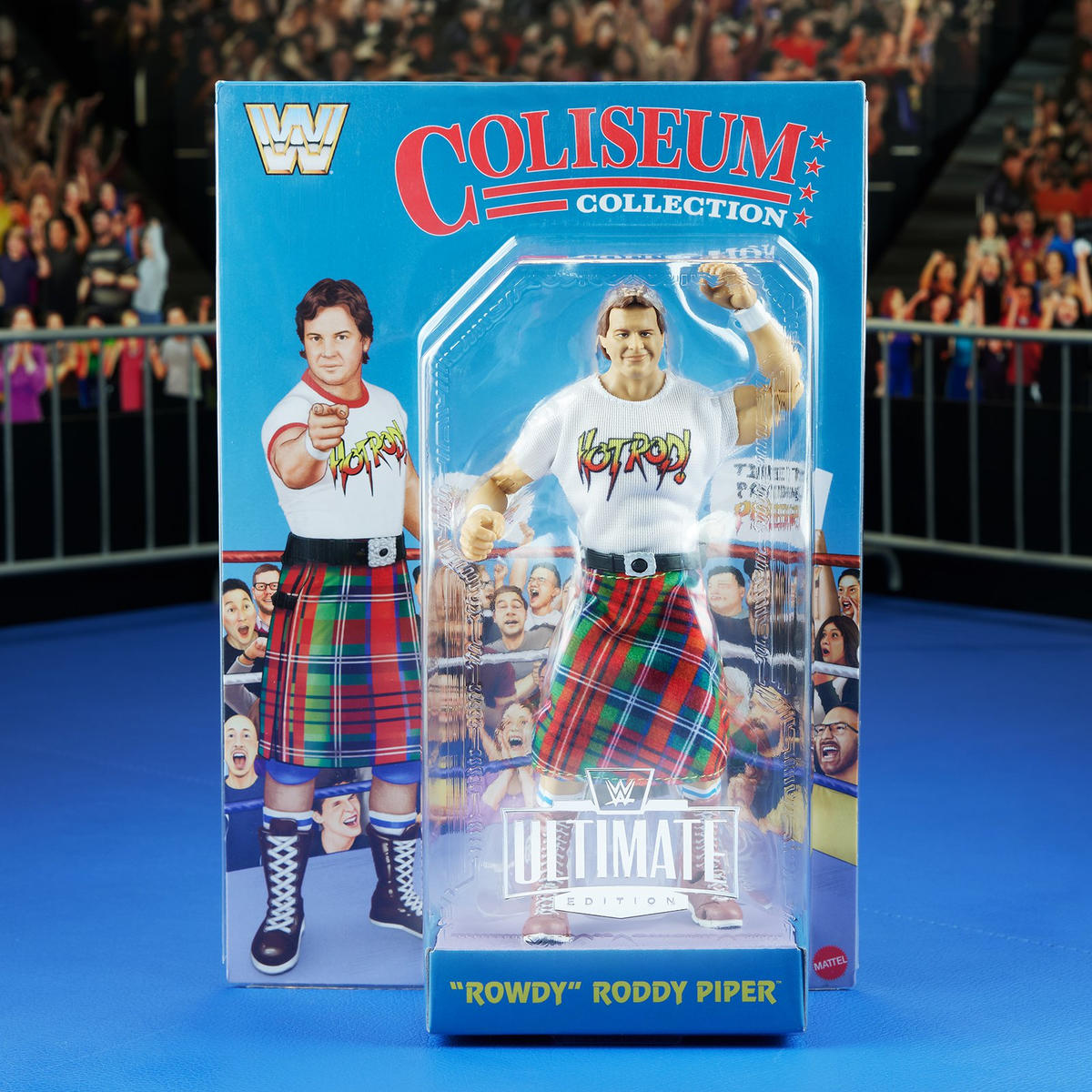 WWE Ultimate Edition Coliseum Collection Series 3 - "Rowdy" Roddy Piper & George "The Animal" Steele - Set completo con BOX