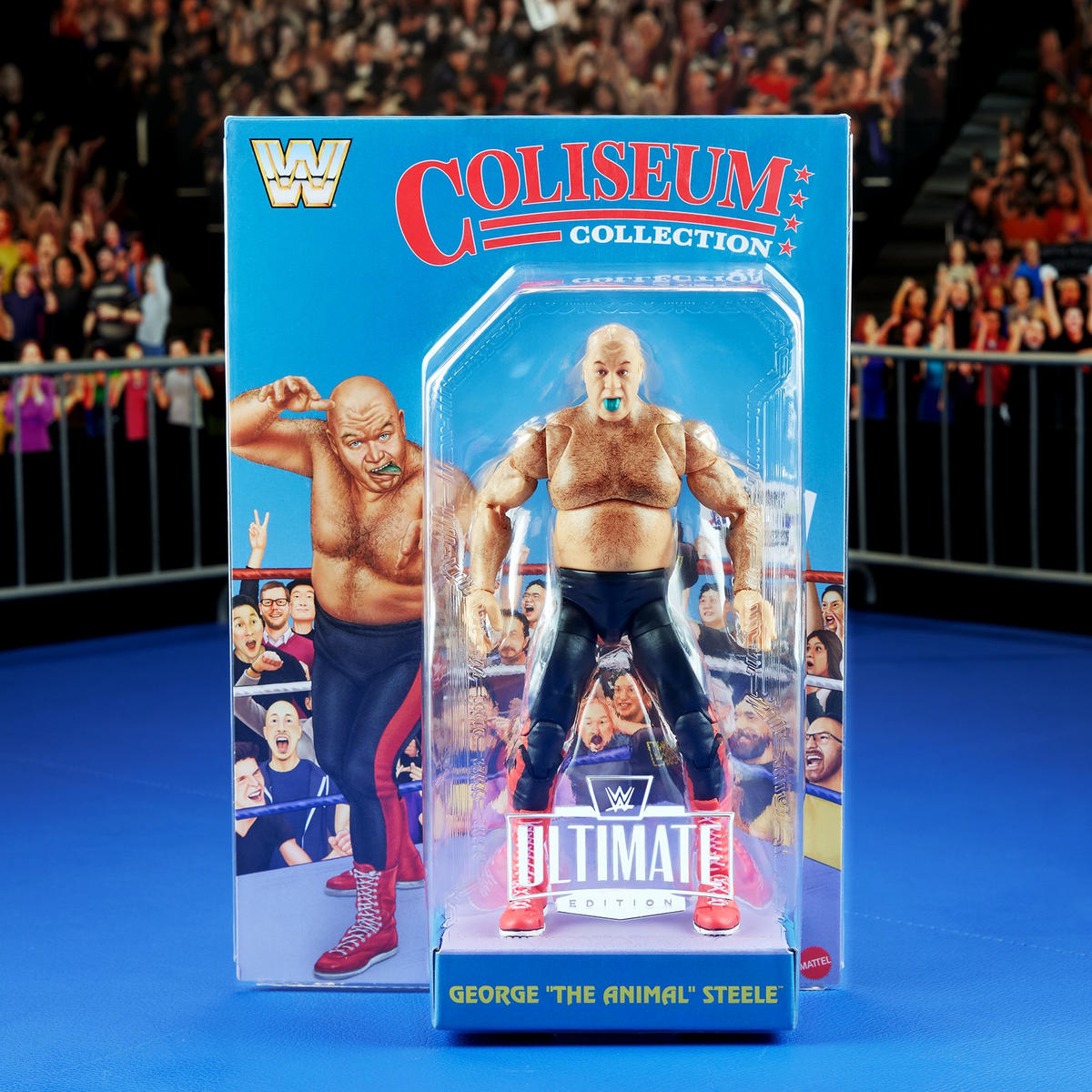 WWE Ultimate Edition Coliseum Collection Series 3 - "Rowdy" Roddy Piper & George "The Animal" Steele - Set completo con BOX