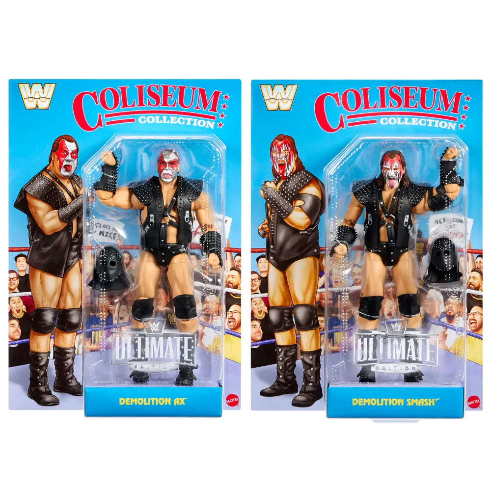 WWE Ultimate Edition Coliseum Collection - Demolition (Ax & Smash) *Bundle*