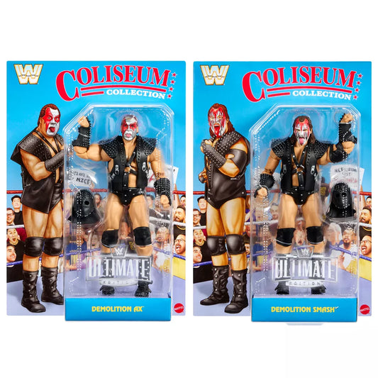WWE Ultimate Edition Coliseum Collection - Demolition (Ax & Smash) *Bundle*
