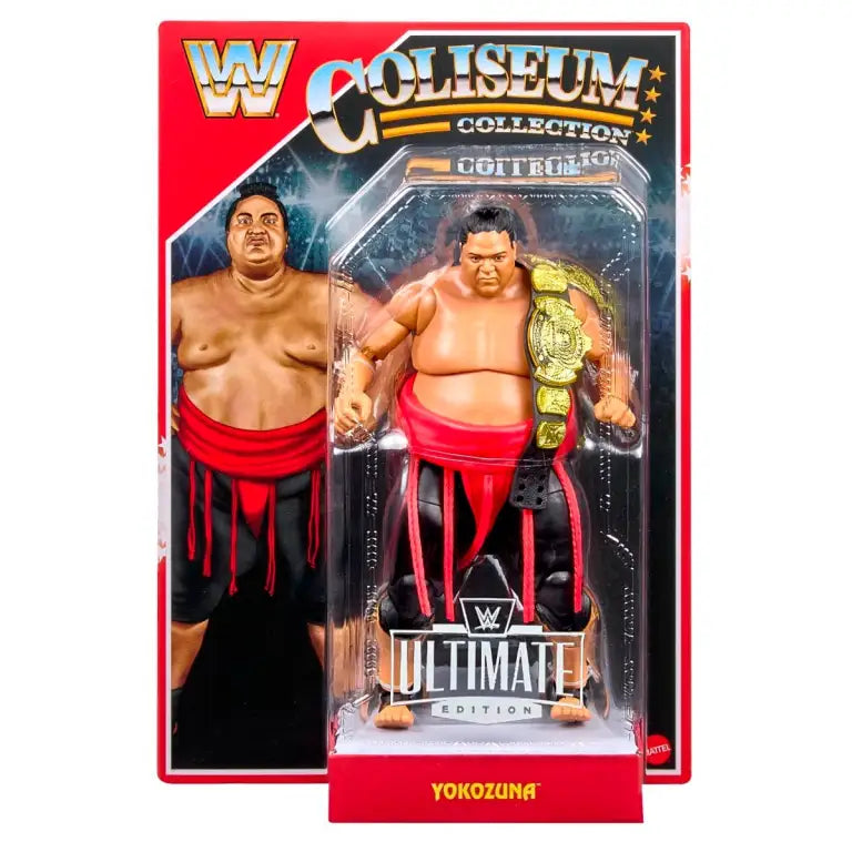 WWE Ultimate Edition Coliseum Collection - Yokozuna (con cintura di campione WWF)