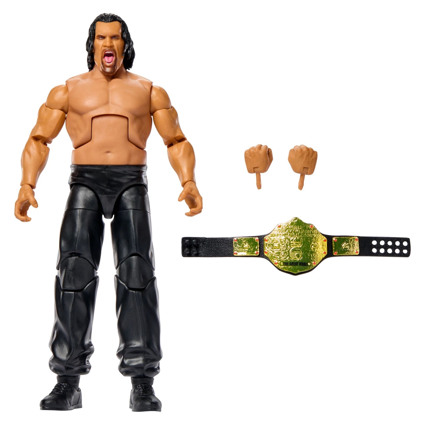 WWE Elite Series 123 - Great Khali (con cintura World Heavyweight)