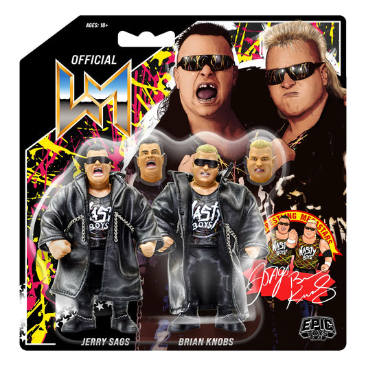 Retro Epic Toys Wrestling Megastars - The Nasty Boys (Black Card)