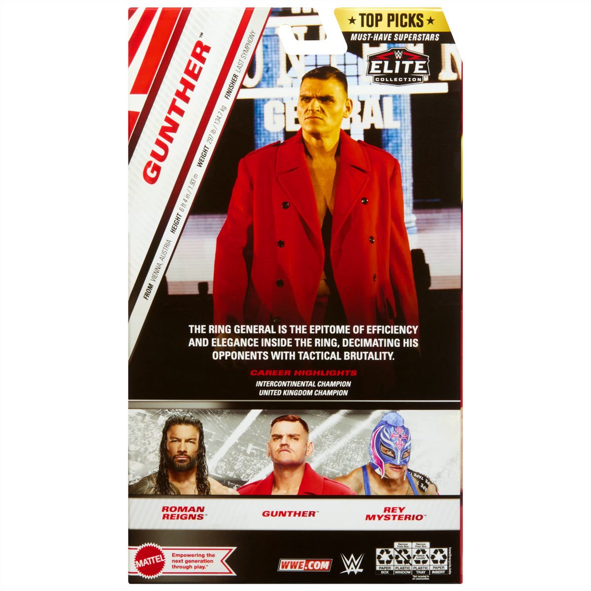 WWE Elite Top Picks 2024 Wave 3 - Gunther