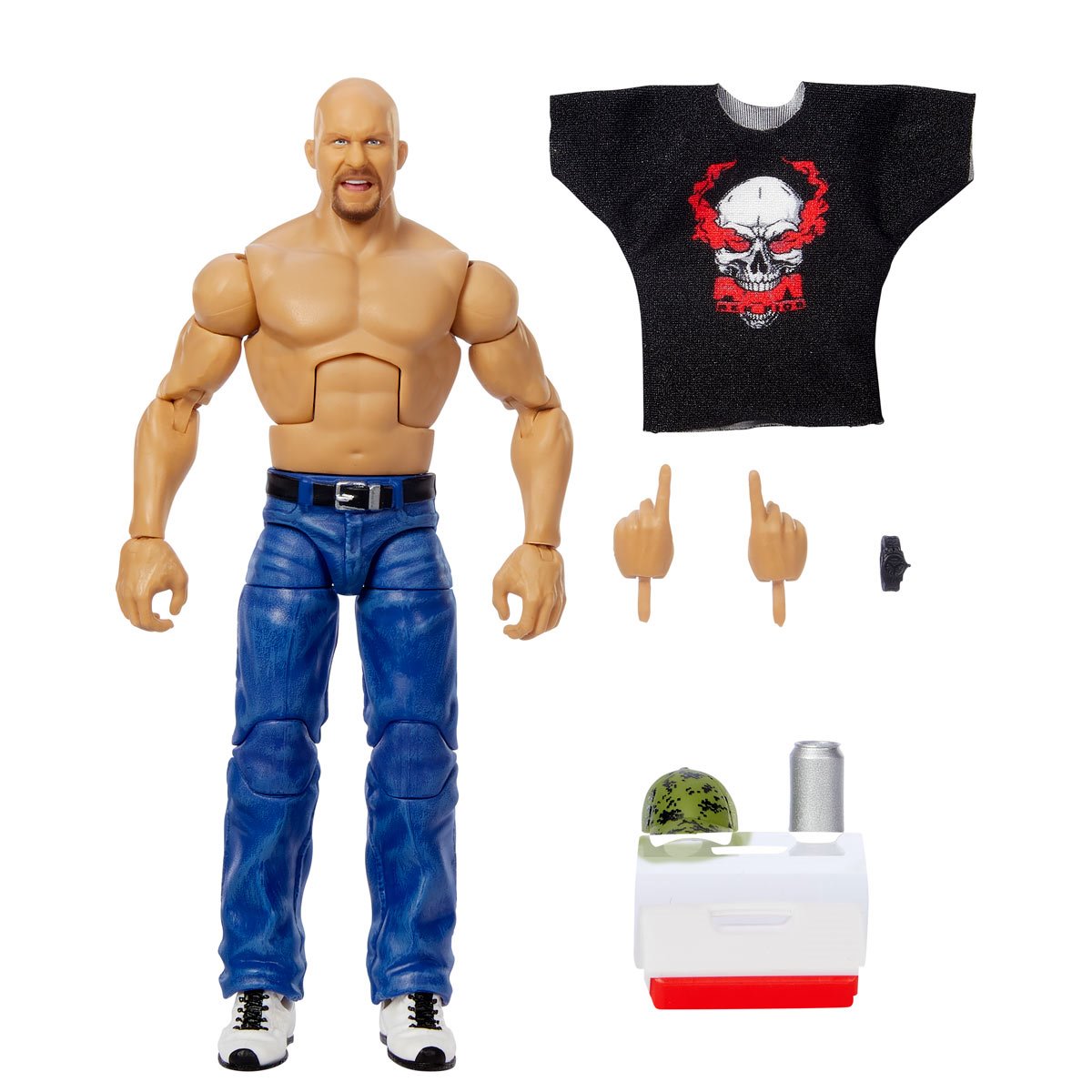 WWE Elite Top Picks 2025 Wave 2 - Stone Cold Steve Austin (Netflix Packaging) *DMG*