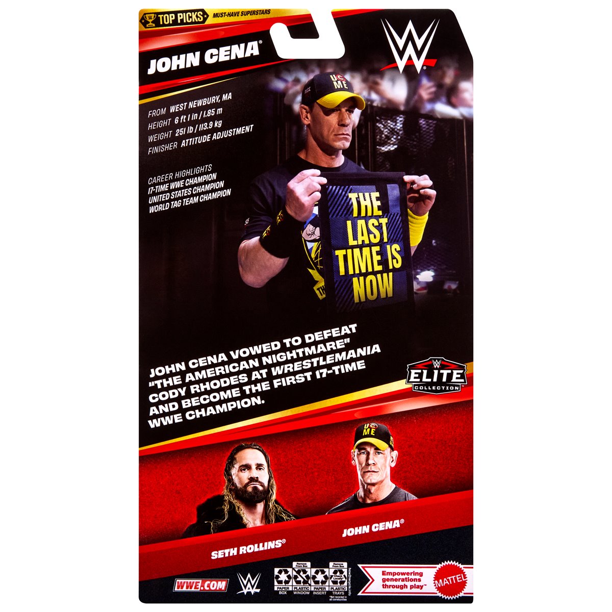 WWE Elite Top Picks 2026 Wave 3 - John Cena