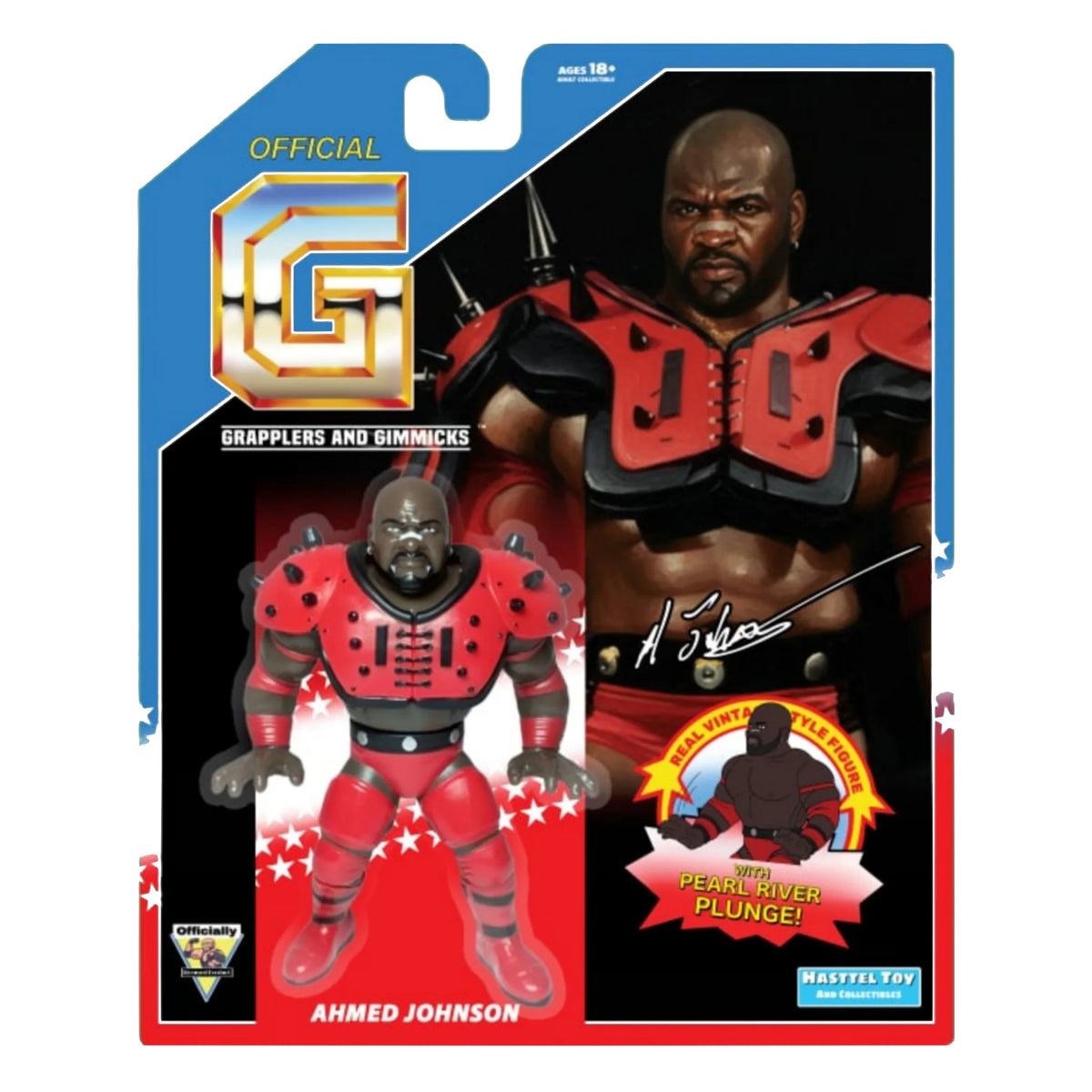 Retro Hasttel Grapplers & Gimmicks - Ahmed Johnson (Legion of Doom)